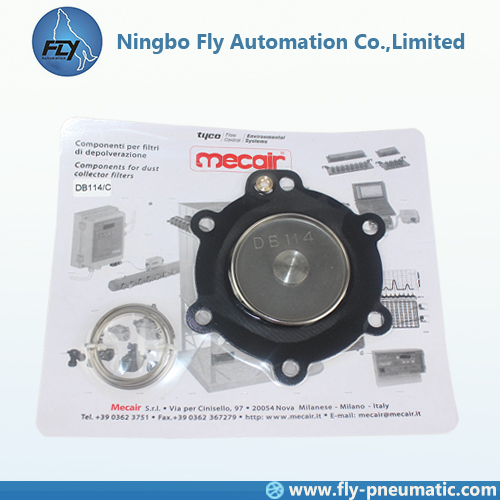 Mecair DB120 and DB16 2 1/2" Diaphragm repair kits for Pulse jet valve VNP220 VEM320 VNP620 VEM720